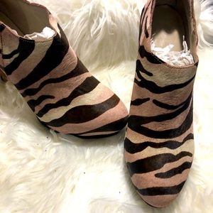 Nine West Cowhide Bootie